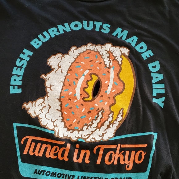 FRESH BURNOUTS OUT MADE DAILY TUNED IN TOKYO T-Shirt size M - Picture 13 of 13